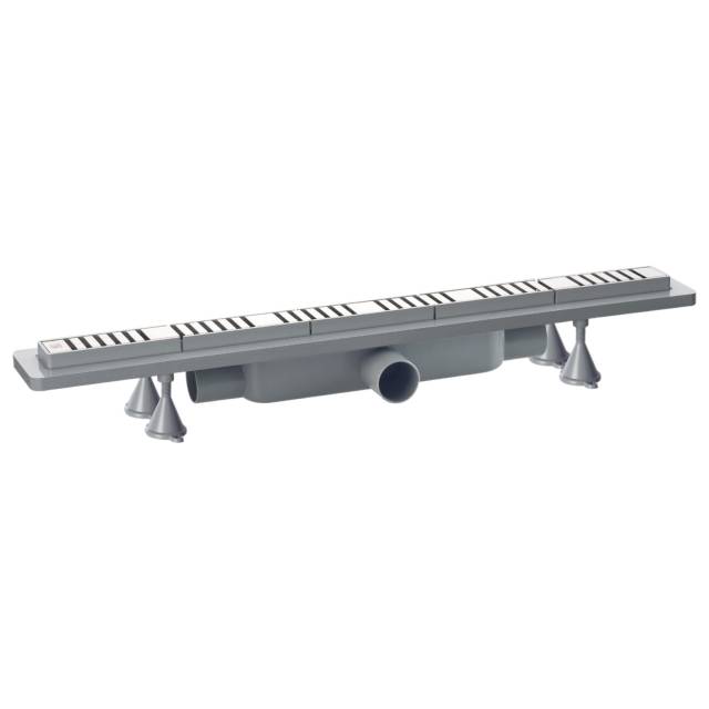 Дренажный канал 70 см, сухой затвор, ABS, горизонтальный выход OMP Tea Basicflow 4943.976.8