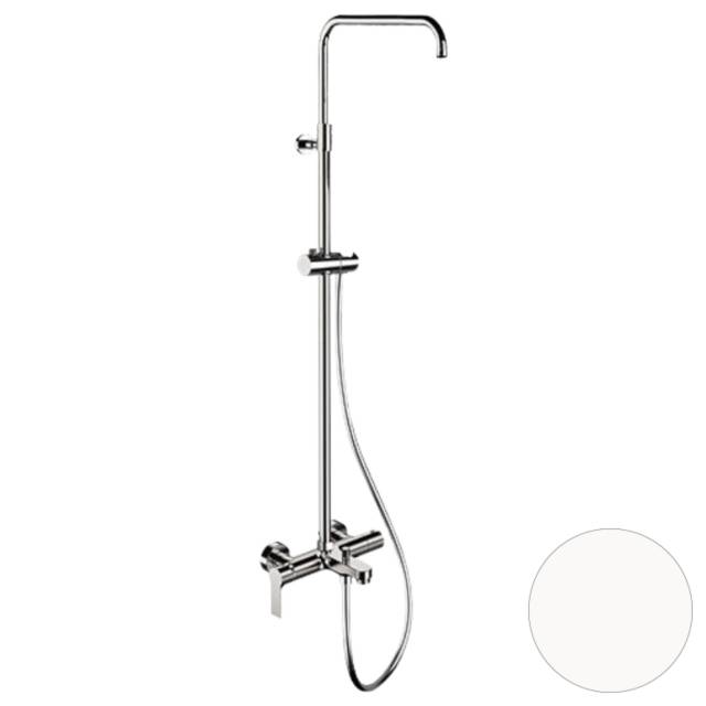 Душевая система с изливом Remer Energy EY34ASSDBO, белый матовый