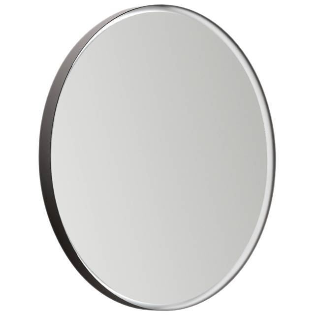 Зеркало 90 см с подсветкой Onsen 20-LD-R90-NE, черный матовый