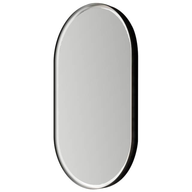 Зеркало 90х50 см с подсветкой Onsen 20-LD-V590-NE, черный матовый