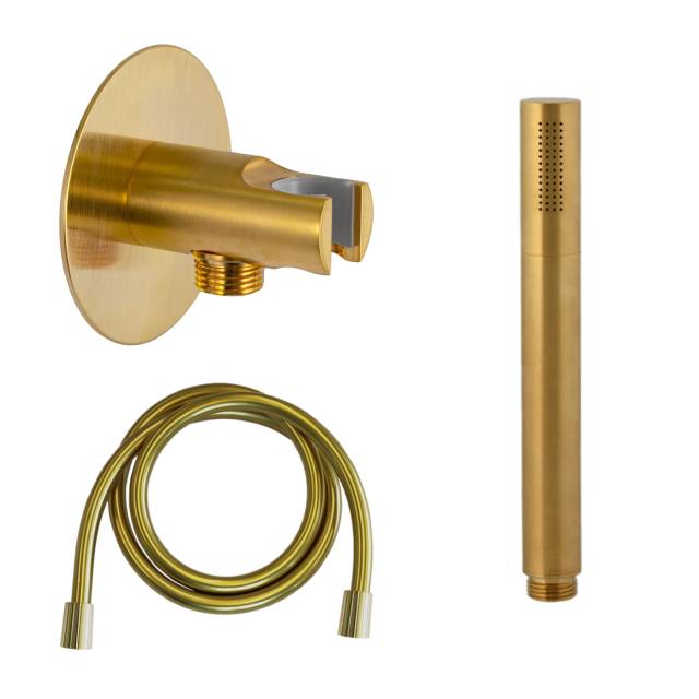 Комплект для душа Daniel A546XB435DP, золото брашированное