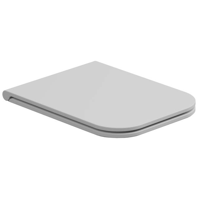 Крышка с сиденьем для подвесного унитаза с микролифтом GSG Ceramic Design Brio BRCOPRSLTICR001, белый матовый