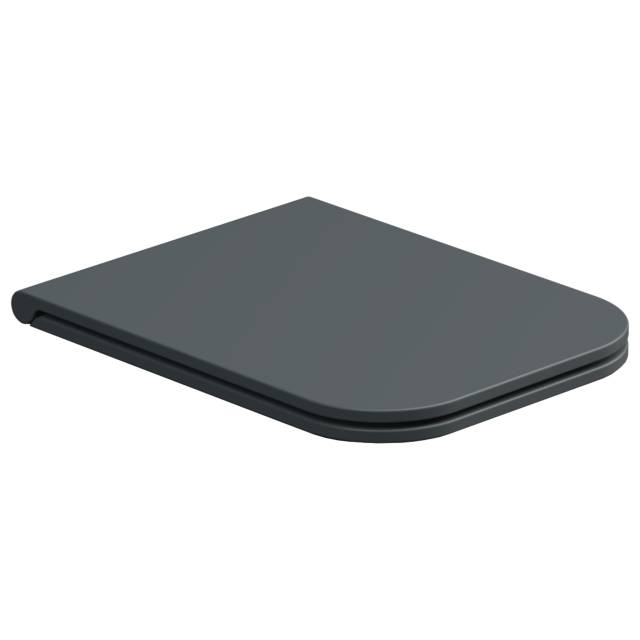 Крышка с сиденьем для подвесного унитаза с микролифтом GSG Ceramic Design Brio BRCOPRSLTICR028, Ebano Matt