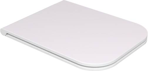 Крышка с сиденьем для подвесного унитаза с микролифтом GSG Ceramic Design Brio BRCOPRSLTICRCN000, белый глянцевый