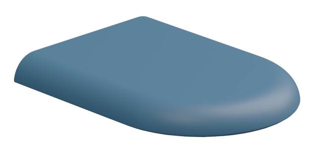 Крышка с сиденьем для подвесного унитаза с микролифтом GSG Ceramic Design Petra PECOPRTICR027, Denim Matt