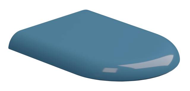 Крышка с сиденьем для подвесного унитаза с микролифтом GSG Ceramic Design Petra PECOPRTICR040, Denim Glossy