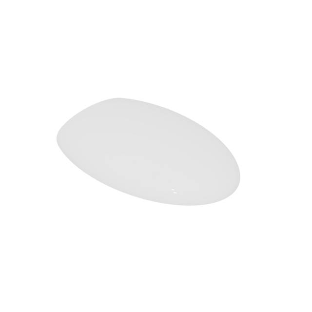 Крышка с сиденьем для подвесного унитаза с микролифтом GSG Ceramic Design Touch TOCOPRTICR000, белый глянцевый