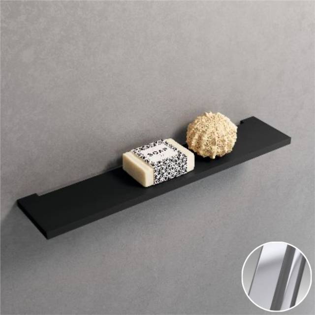 Полка 45 см Novellini Frame R90AKFME45-B, цвет Silver