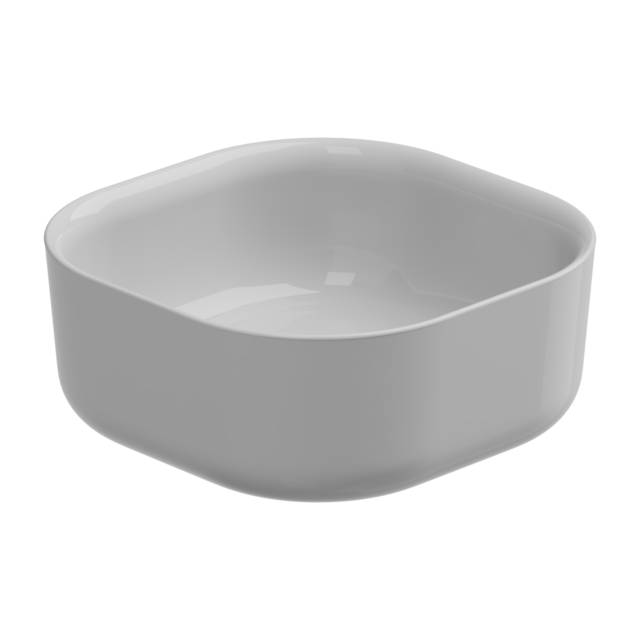 Раковина накладная 42 см GSG Ceramic Design Hit! HILAVQU42000, белый глянцевый