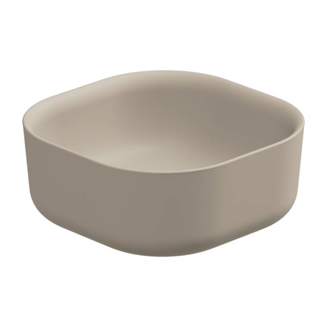 Раковина накладная 42 см GSG Ceramic Design Hit! HILAVQU42034, Sabbia Matt