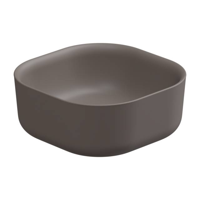 Раковина накладная 42 см GSG Ceramic Design Hit! HILAVQU42029, Tortora Matt