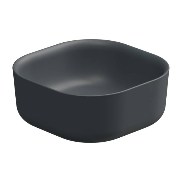 Раковина накладная 42 см GSG Ceramic Design Hit! HILAVQU42028, Ebano Matt