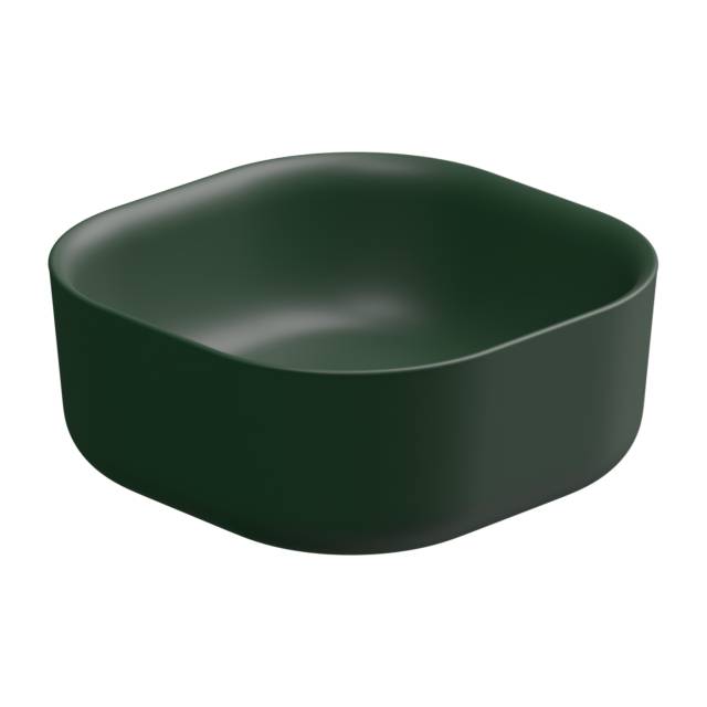 Раковина накладная 42 см GSG Ceramic Design Hit! HILAVQU42036, Smeraldo Matt