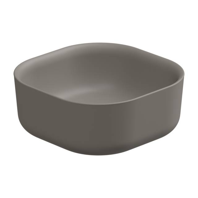 Раковина накладная 42 см GSG Ceramic Design Hit! HILAVQU42030, Cashmere Matt