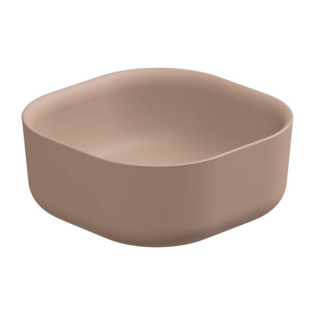 Раковина накладная 42 см GSG Ceramic Design Hit! HILAVQU42032, Cipria Matt