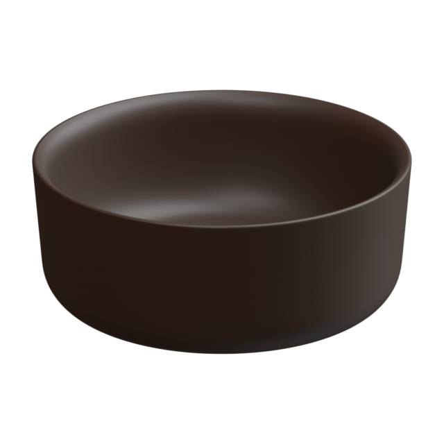 Раковина накладная 42 см GSG Ceramic Design Hit! HILAVRO42035, Cacao Matt