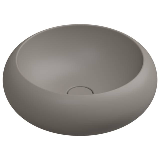 Раковина накладная 42 см GSG Ceramic Design Petra PELAV42030, Cashmere Matt