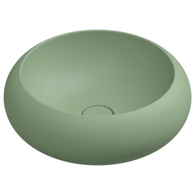 Раковина накладная 42 см GSG Ceramic Design Petra PELAV42031, Salvia Matt