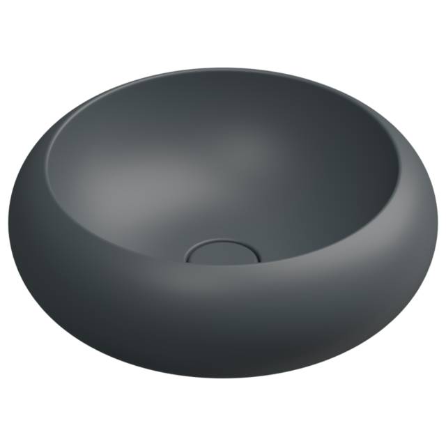 Раковина накладная 42 см GSG Ceramic Design Petra PELAV42028, Ebano Matt