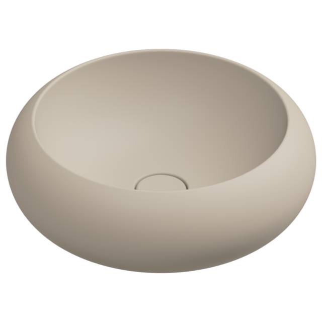 Раковина накладная 42 см GSG Ceramic Design Petra PELAV42034, Sabbia Matt