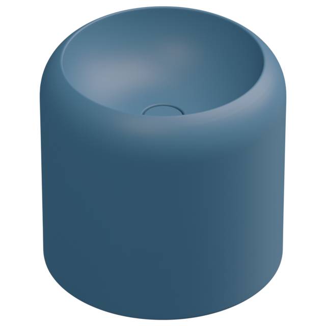 Раковина накладная 42 см GSG Ceramic Design Petra PELAVSECOLFS027, Denim Matt