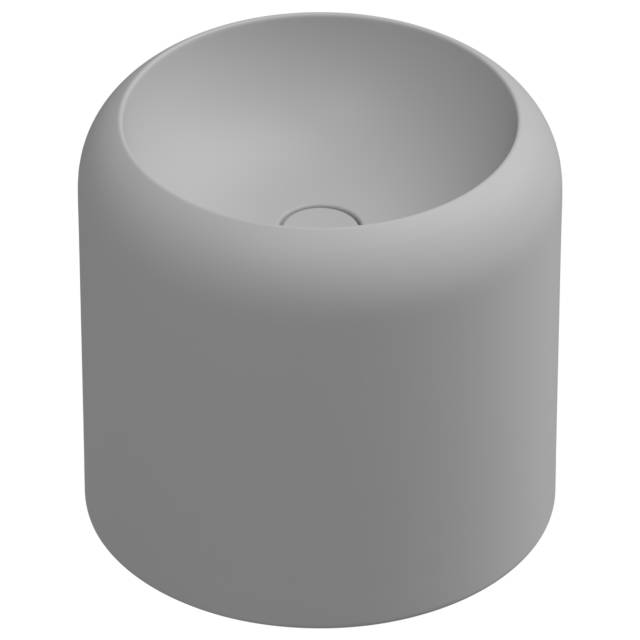 Раковина накладная 42 см GSG Ceramic Design Petra PELAVSECOLFS033, Perla Matt