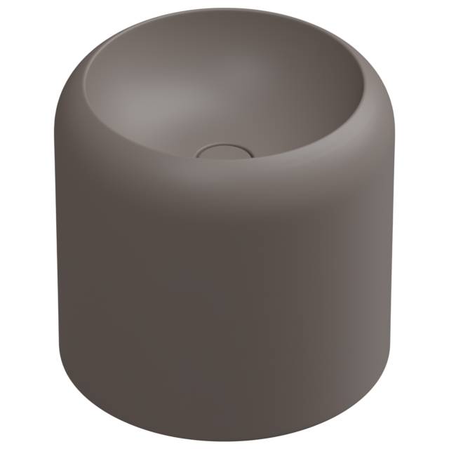 Раковина накладная 42 см GSG Ceramic Design Petra PELAVSECOLFS029, Tortora Matt