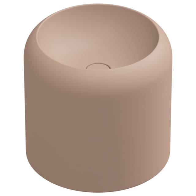 Раковина накладная 42 см GSG Ceramic Design Petra PELAVSECOLFS032, Cipria Matt