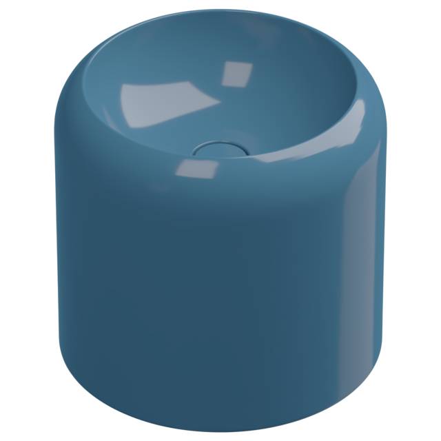 Раковина накладная 42 см GSG Ceramic Design Petra PELAVSECOLFS040, Denim Glossy