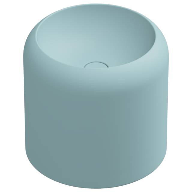 Раковина накладная 42 см GSG Ceramic Design Petra PELAVSECOLFS037, Ice Matt