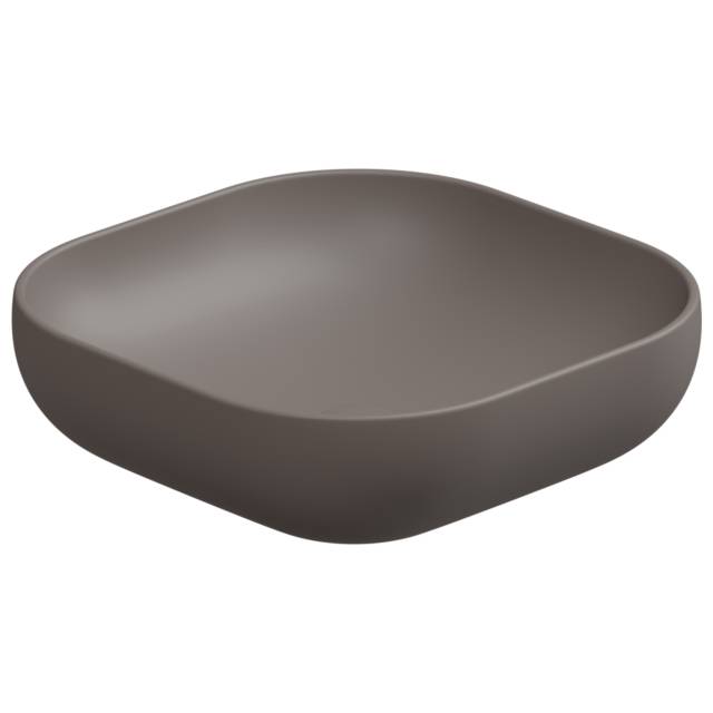 Раковина накладная 45 см GSG Ceramic Design Easy EALAVQU45029, Tortora Matt