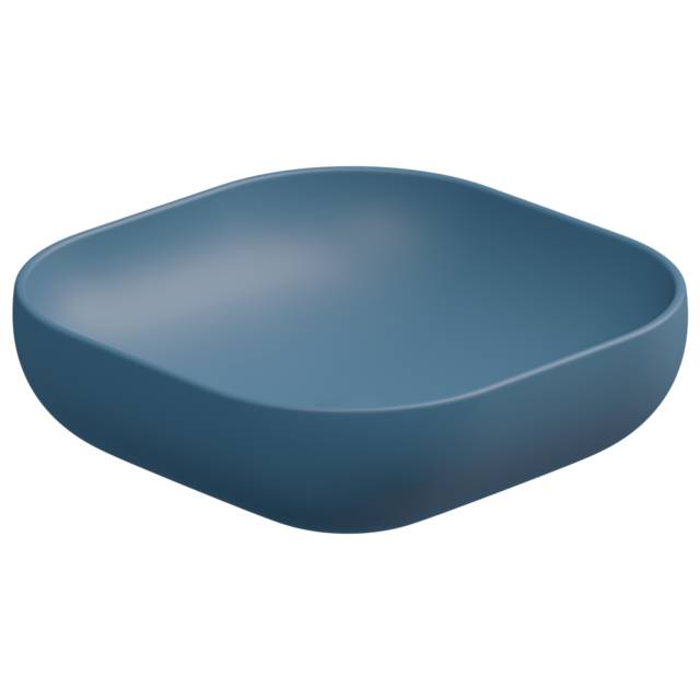 Раковина накладная 45 см GSG Ceramic Design Easy EALAVQU45027, Denim Matt