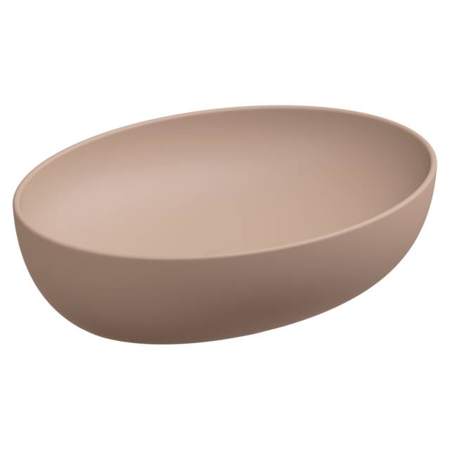 Раковина накладная 55x42 см GSG Ceramic Design Easy EALAVOV55032, Cipria Matt