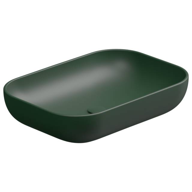 Раковина накладная 60x42 см GSG Ceramic Design Easy EALAVRE60036, Smeraldo Matt