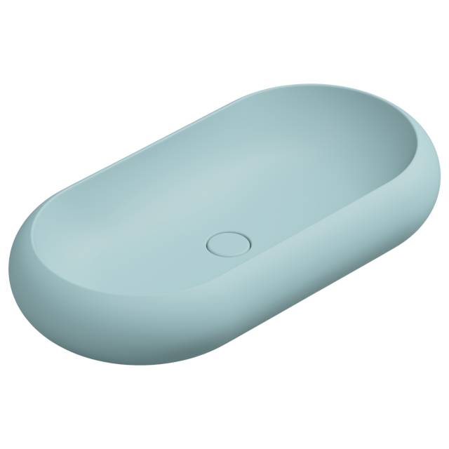 Раковина накладная 80x42 см GSG Ceramic Design Petra PELAV80037, Ice Matt