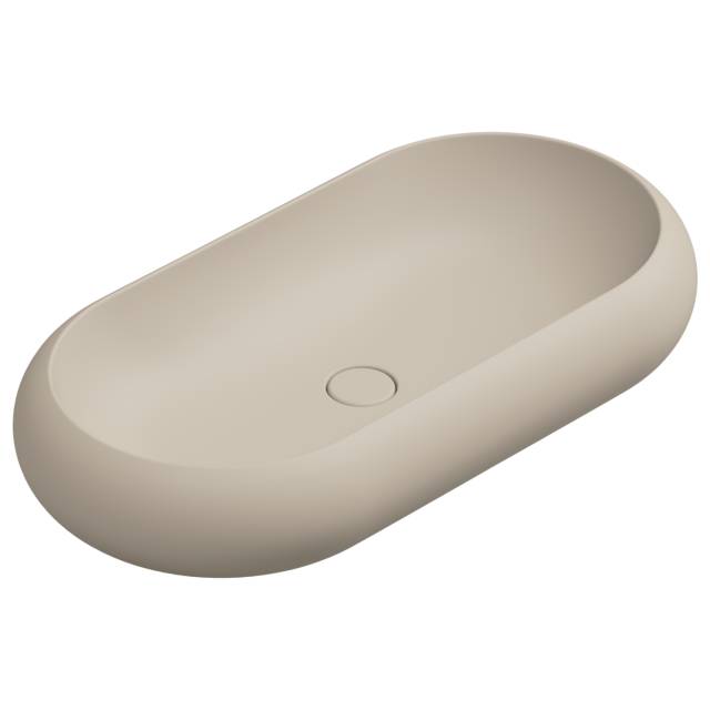 Раковина накладная 80x42 см GSG Ceramic Design Petra PELAV80034, Sabbia Matt