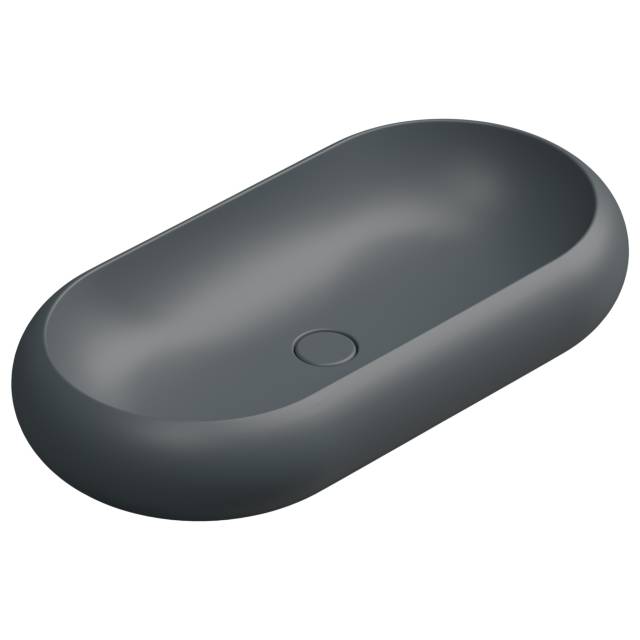 Раковина накладная 80x42 см GSG Ceramic Design Petra PELAV80028, Ebano Matt