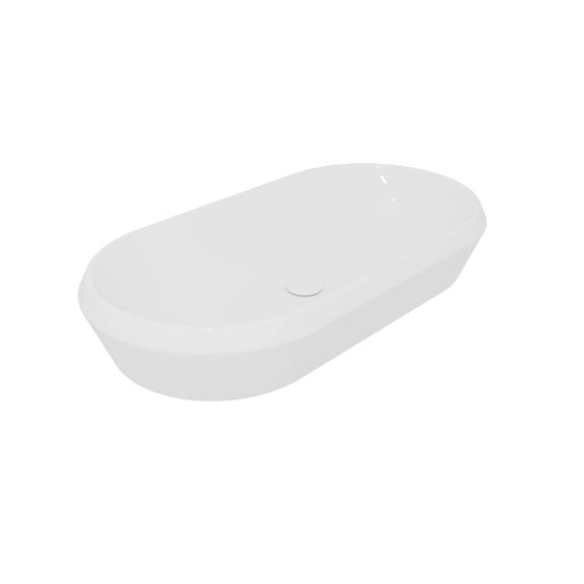 Раковина накладная 80х42 см GSG Ceramic Design Cruise CRLAVOV80000, белый глянцевый