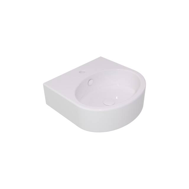 Раковина подвесная 45х44 см GSG Ceramic Design Like LKLAVBW45000, белый глянцевый