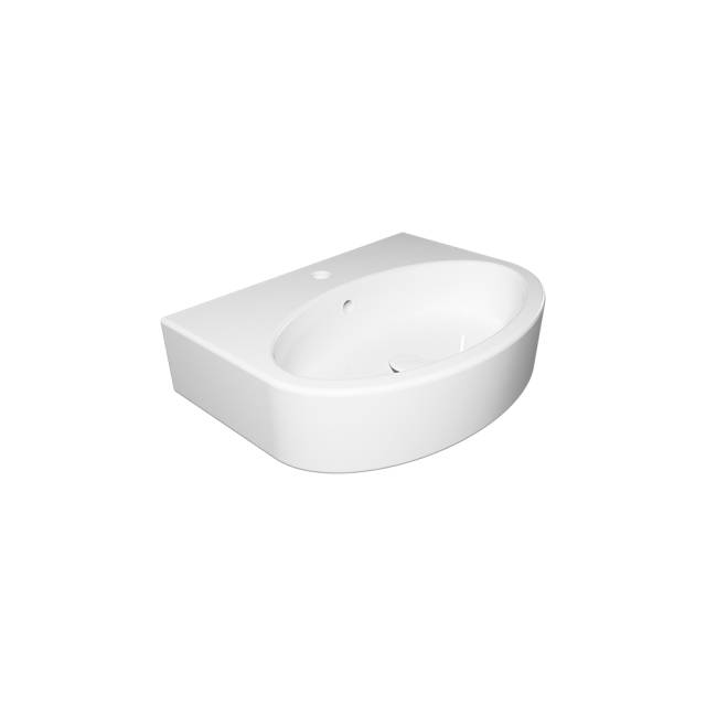 Раковина подвесная 60х44 см GSG Ceramic Design Like LKLAVBW60000, белый глянцевый