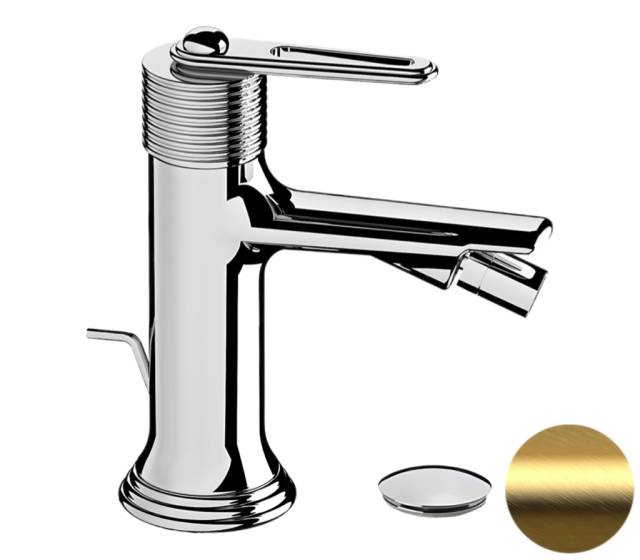 Смеситель для биде Daniel Brooklyn BY604DP, золото брашированное