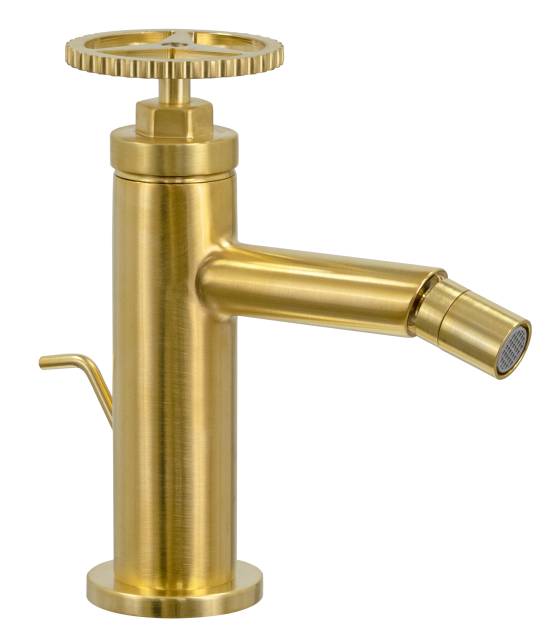 Смеситель для биде Remer Chrono CH20BG, золото брашированное