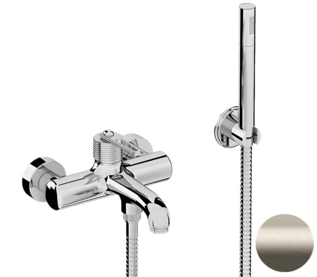 Смеситель для ванны Daniel Brooklyn BY610XV, сталь