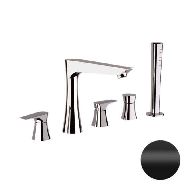 Смеситель для ванны Daniel Diva DV449115, чёрный матовый