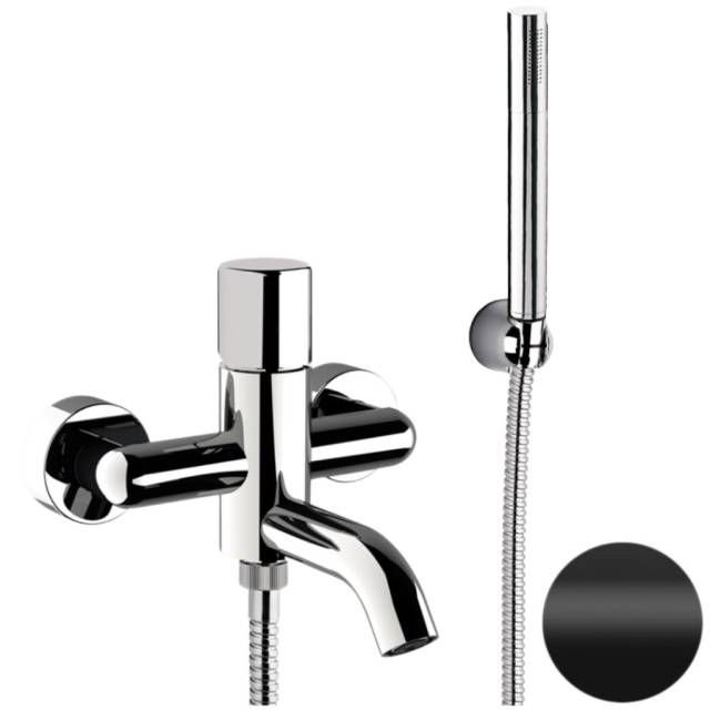 Смеситель для ванны Daniel Trilogy TG61015, чёрный матовый