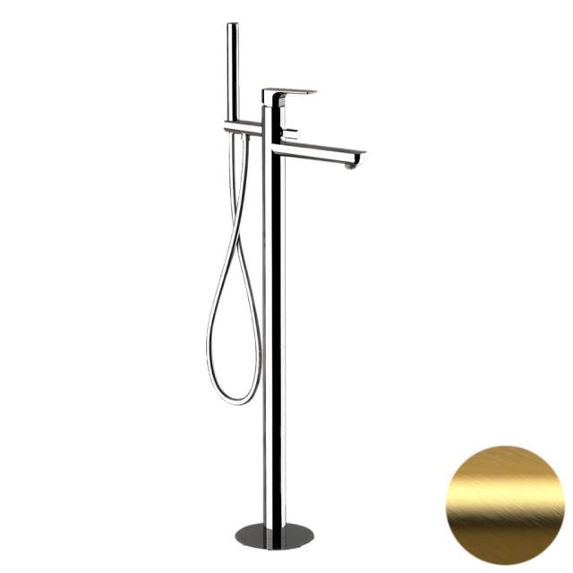 Смеситель для ванны Daniel Tiara TA678DP, золото брашированное