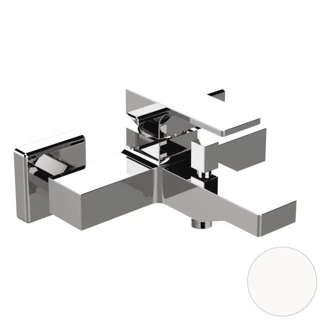 Смеситель для ванны Mariani Rebel B37212RE, белый матовый