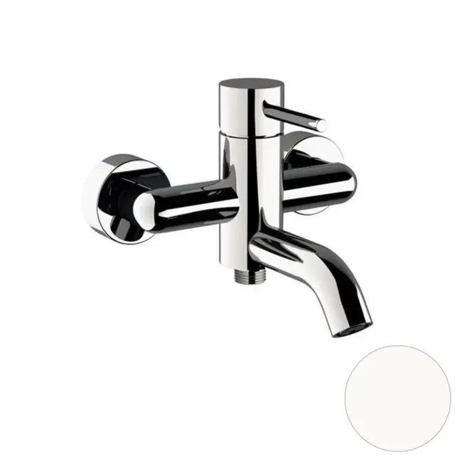 Смеситель для ванны Mariani Next B37212NS, белый матовый