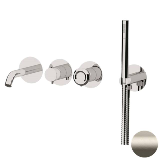 Смеситель для ванны Remer Element ET53D2PWBXV, сталь