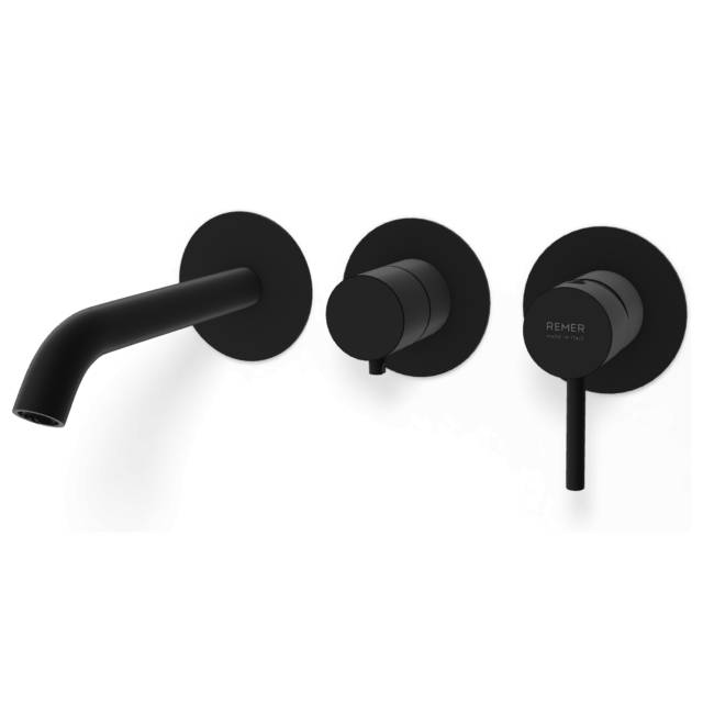 Смеситель для ванны Remer X Style X54D3PWBNO, черный матовый